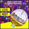 LED DJ Disco Moving Bulb Light Multi-Color