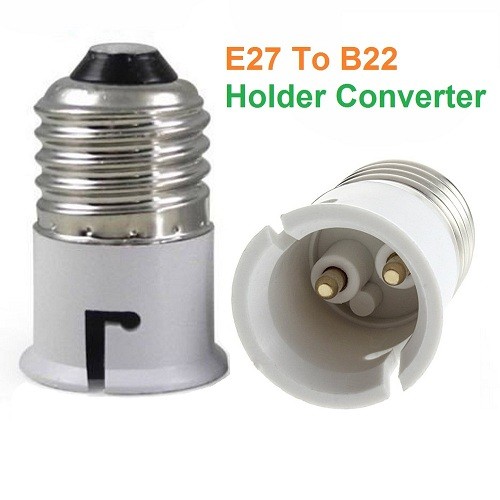 ff265899-715d-4218-b8ad-cac204094317 Bulb Base Socket (B22 To E27) Holder Converter, সকেট B22 থেকে E27 কনভার্টার
