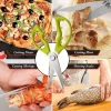 8 In 1 Kitchen Scissors, Multi-Functional kitchen Scissor- ৮ ইন ১ রান্নাঘরের কাঁচি, মাল্টি-ফাংশনাল রান্নাঘরের কাঁচি