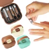 8 in 1 Manicure Kit Set.  8 in 1 Nail Clipper Set – Portable Stainless Steel Manicure & Pedicure Kit for Men & Women | Fingernail & Toenail Cutter Set | Personal Grooming Travel Kit with Case