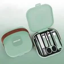 8 in 1 Manicure Kit Set.  8 in 1 Nail Clipper Set – Portable Stainless Steel Manicure & Pedicure Kit for Men & Women | Fingernail & Toenail Cutter Set | Personal Grooming Travel Kit with Case