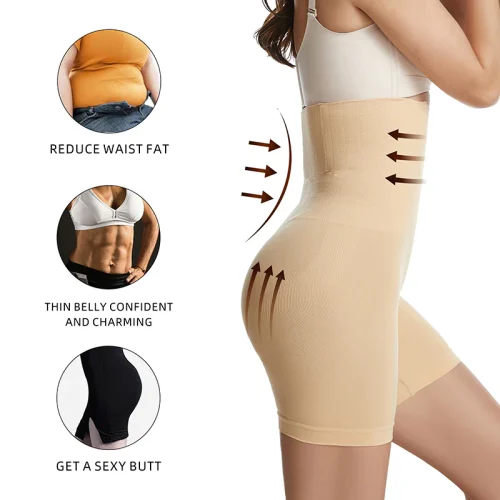 Women Body Shaper Tummy Control Shorts Slimming Underwear High Waist Shaping Panties Thigh Slimmer Safety Short Pants Shapewear