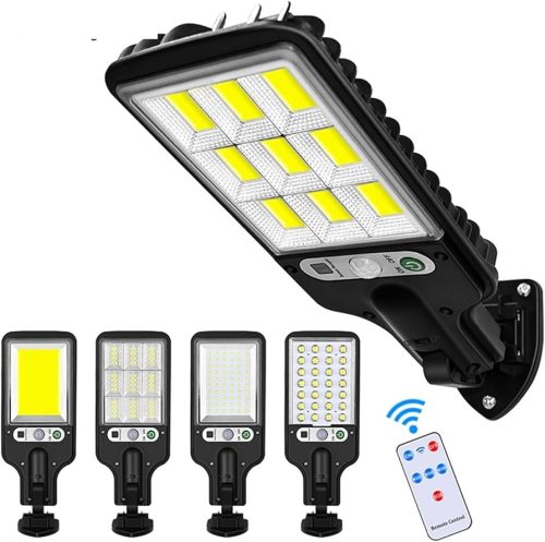 Solar Street Lights Waterproof Outdoor Sensor Solar Outdoor Garden Lamp JX-616 Powered Motion Sensor Light Control for Garden COB/LED Solar Light Outdoor Solar Lamp