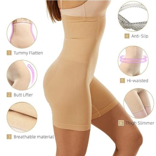 Women Body Shaper Tummy Control Shorts Slimming Underwear High Waist Shaping Panties Thigh Slimmer Safety Short Pants Shapewear