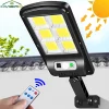 Solar Street Lights Waterproof Outdoor Sensor Solar Outdoor Garden Lamp JX-616 Powered Motion Sensor Light Control for Garden COB/LED Solar Light Outdoor Solar Lamp