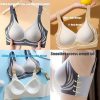 Classic Sports Bras, Anti-Sagging Wireless Push-up Bra Wide Strap Sleep Comfortable Full Coverage Shaping Sports Bra
