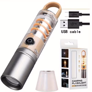 X-10 USB Rechargeable Camping Flashlight