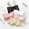 q-300x300 Shezzy Seamless Tube Top Bra for Women Ice Silk Push Up Narrow Straps Bralette